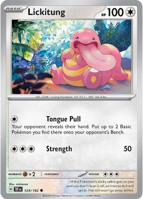 Lickitung (124/162) [Scarlet & Violet: Temporal Forces] | Golgari Games