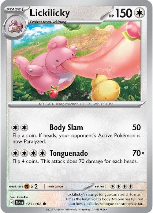 Lickilicky (125/162) [Scarlet & Violet: Temporal Forces] | Golgari Games