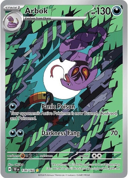 Arbok (176/162) [Scarlet & Violet: Temporal Forces] | Golgari Games