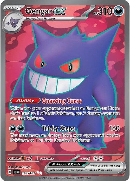 Gengar ex (193/162) [Scarlet & Violet: Temporal Forces] | Golgari Games