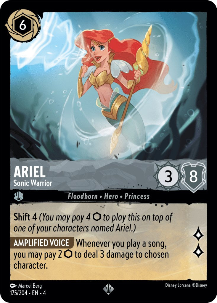 Ariel - Sonic Warrior (175/204) [Ursula's Return] | Local Legends