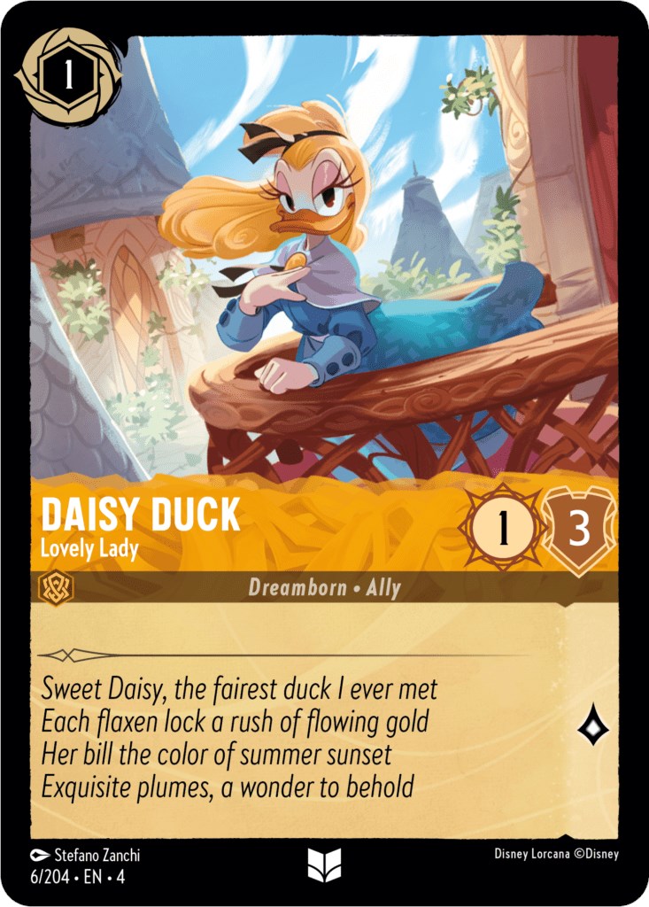 Daisy Duck - Lovely Lady (6/204) [Ursula's Return] | Local Legends