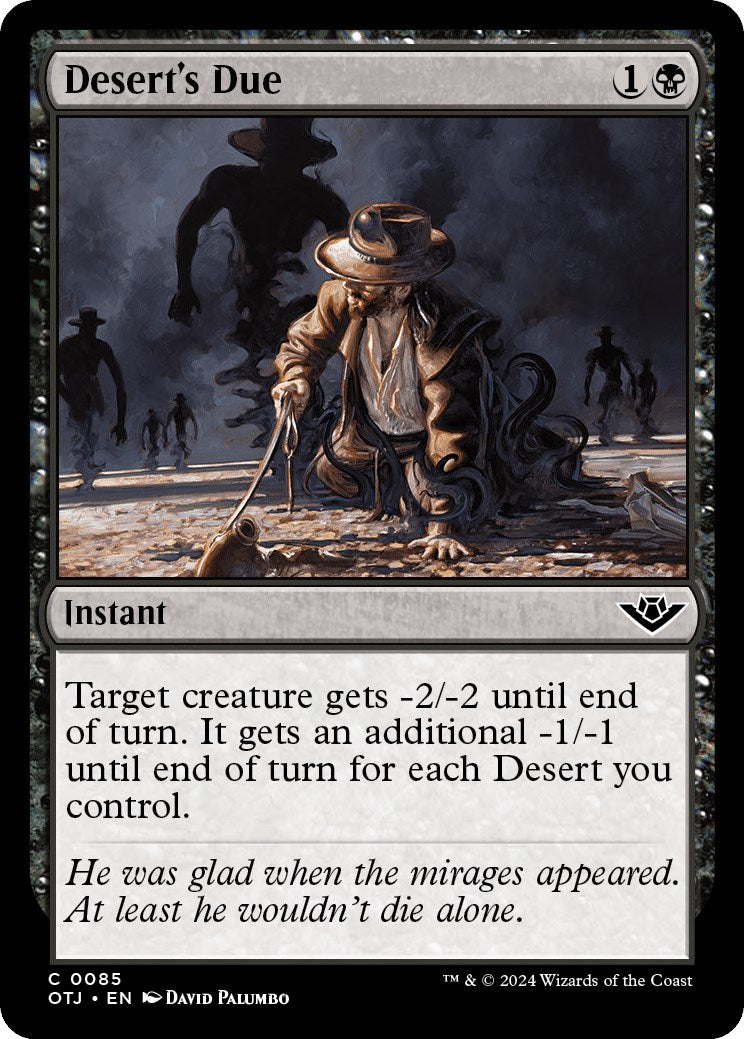 Desert's Due | Local Legends