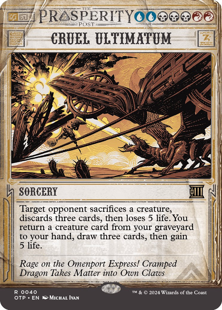 Cruel Ultimatum | Local Legends