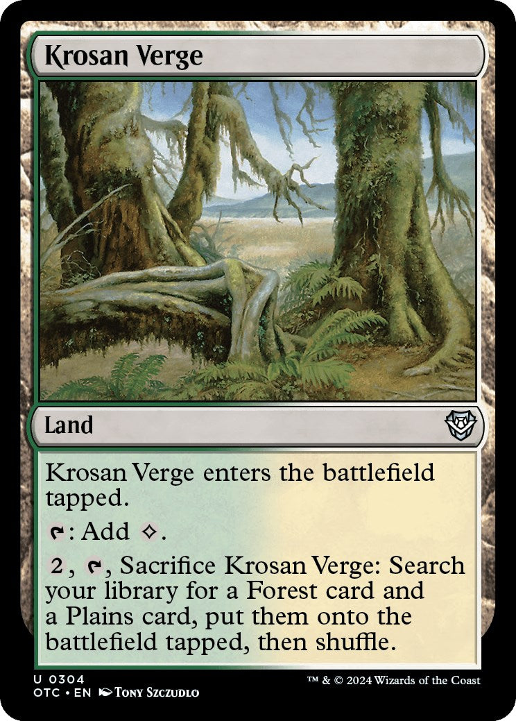 Krosan Verge [Outlaws of Thunder Junction Commander] | Local Legends