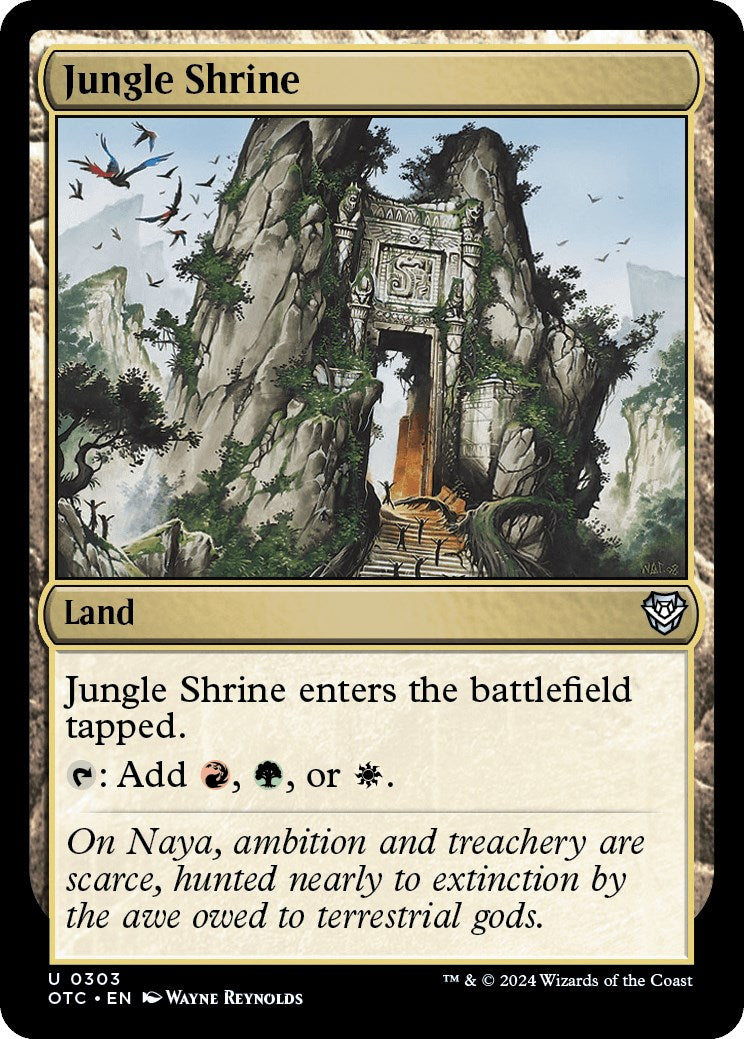 Jungle Shrine [Outlaws of Thunder Junction Commander] | Local Legends