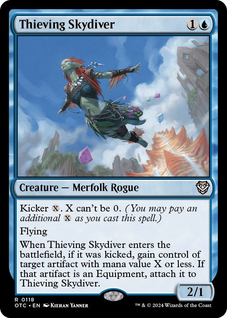 Thieving Skydiver [Outlaws of Thunder Junction Commander] | Local Legends