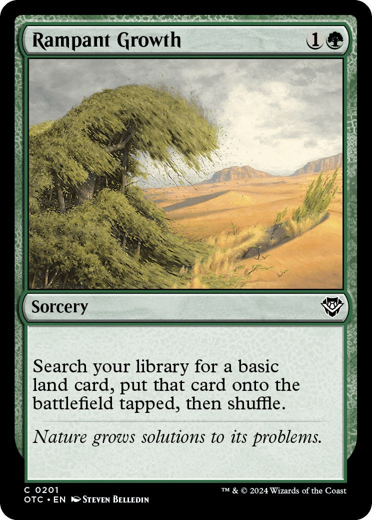 Rampant Growth [Outlaws of Thunder Junction Commander] | Local Legends