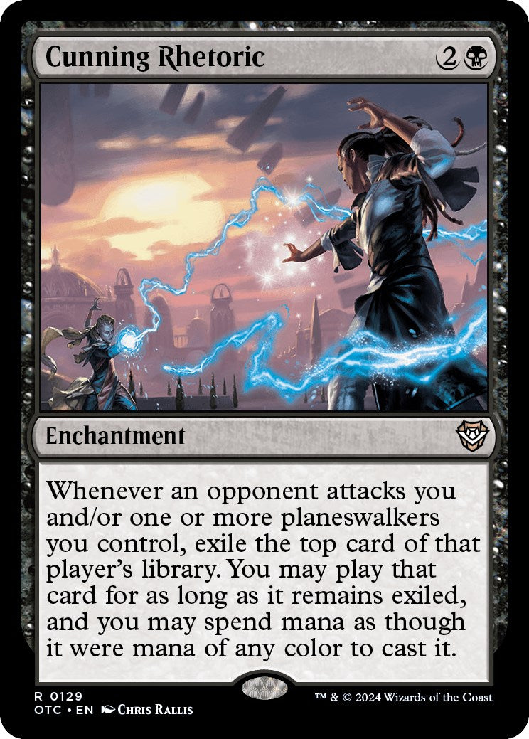Cunning Rhetoric [Outlaws of Thunder Junction Commander] | Local Legends