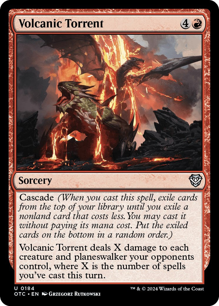 Volcanic Torrent [Outlaws of Thunder Junction Commander] | Local Legends