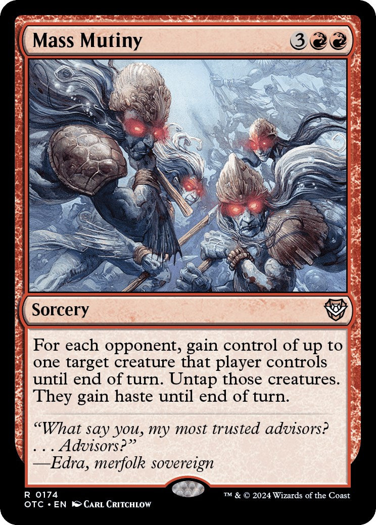 Mass Mutiny [Outlaws of Thunder Junction Commander] | Local Legends