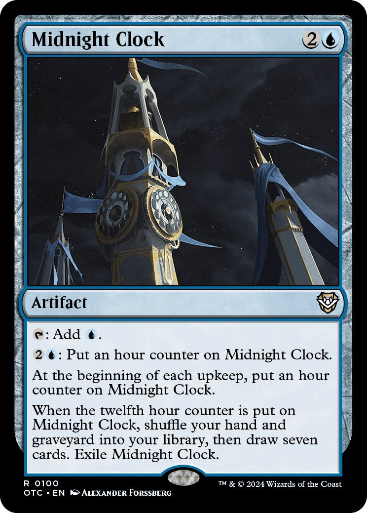 Midnight Clock [Outlaws of Thunder Junction Commander] | Local Legends