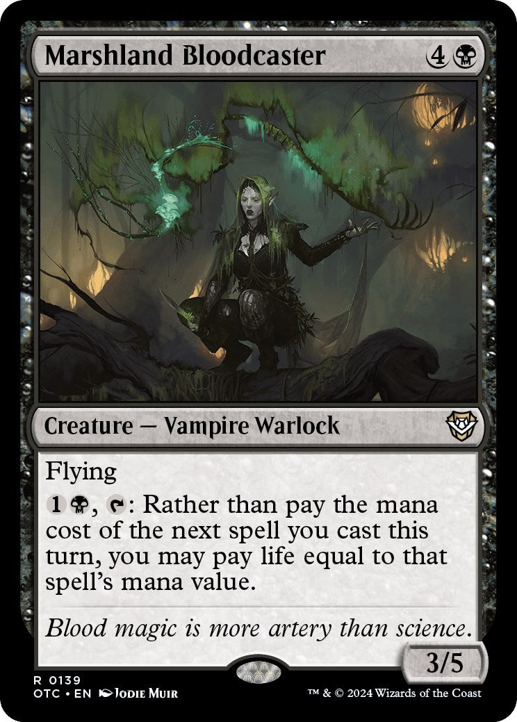 Marshland Bloodcaster [Outlaws of Thunder Junction Commander] | Local Legends