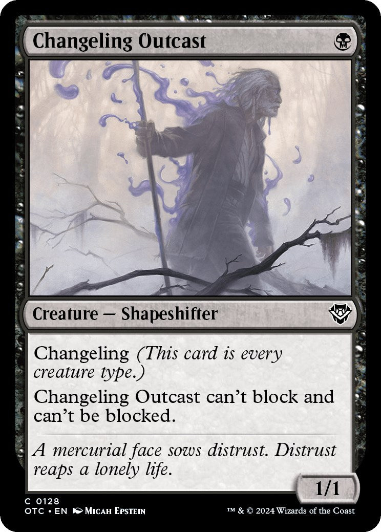 Changeling Outcast [Outlaws of Thunder Junction Commander] | Local Legends