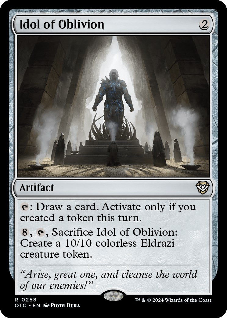 Idol of Oblivion [Outlaws of Thunder Junction Commander] | Local Legends