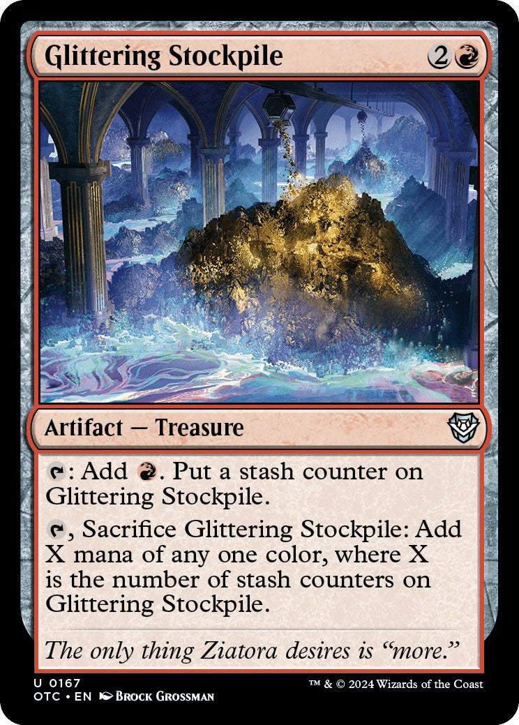 Glittering Stockpile [Outlaws of Thunder Junction Commander] | Local Legends