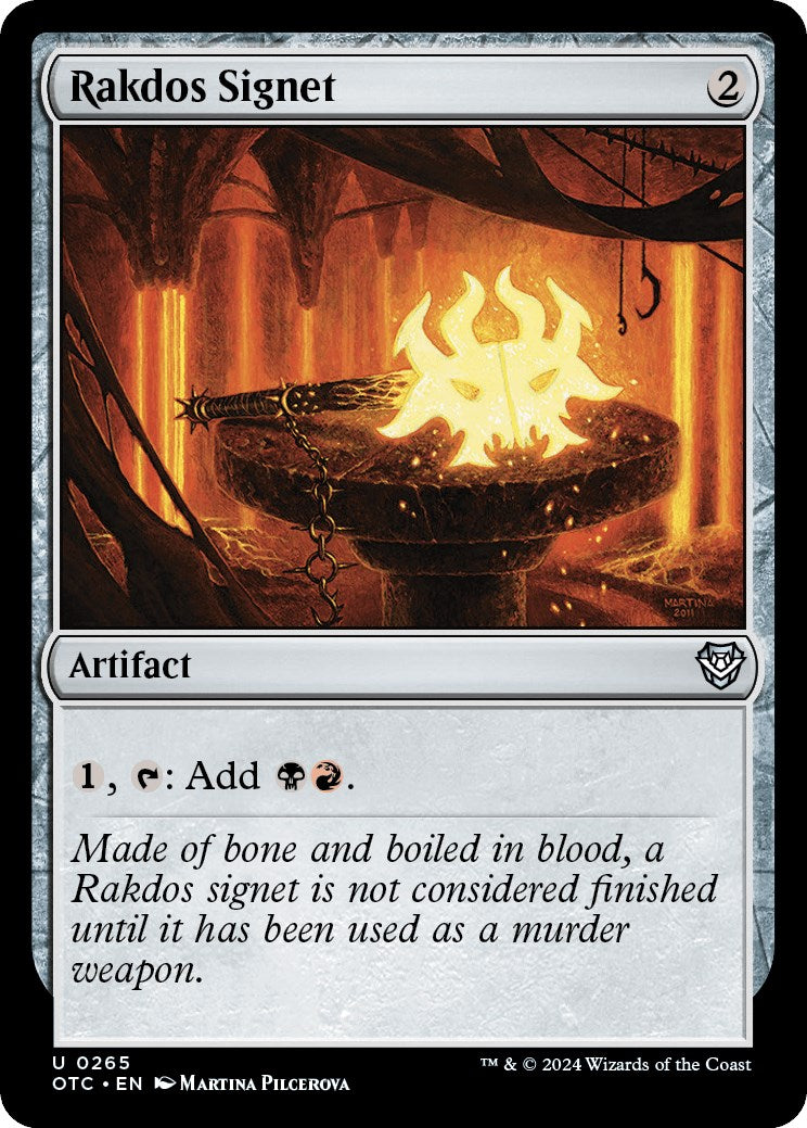 Rakdos Signet [Outlaws of Thunder Junction Commander] | Local Legends