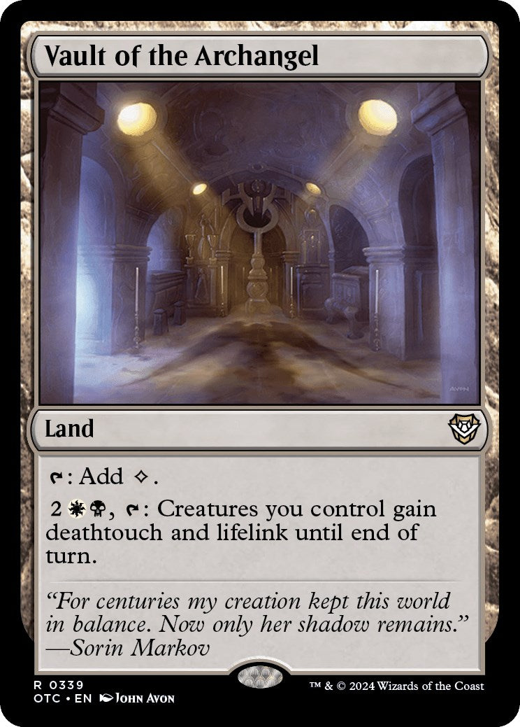Vault of the Archangel [Outlaws of Thunder Junction Commander] | Local Legends