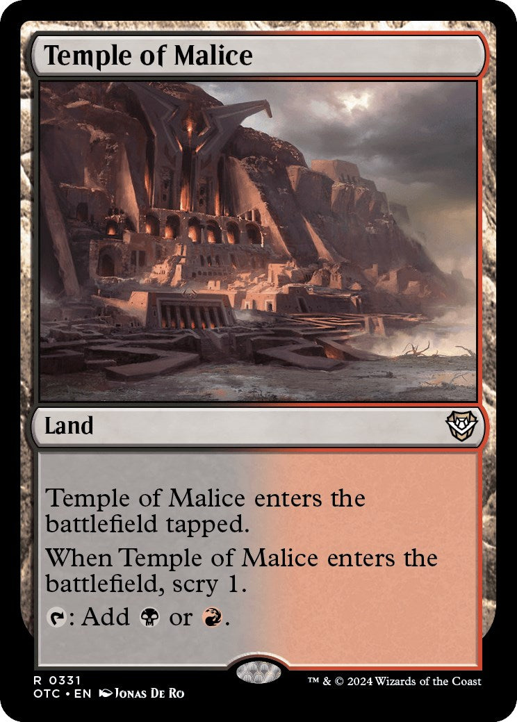 Temple of Malice [Outlaws of Thunder Junction Commander] | Local Legends
