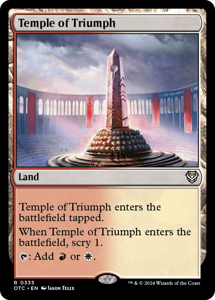 Temple of Triumph [Outlaws of Thunder Junction Commander] | Local Legends