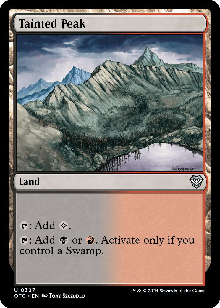 Tainted Peak [Outlaws of Thunder Junction Commander] | Local Legends