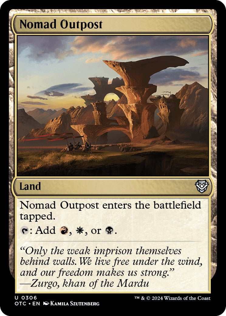 Nomad Outpost [Outlaws of Thunder Junction Commander] | Local Legends