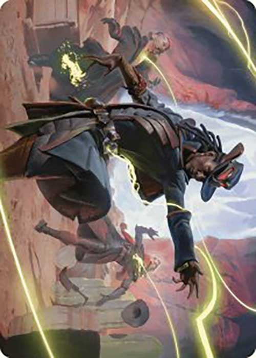 Lilah, Undefeated Slickshot Art Card [Outlaws of Thunder Junction Art Series] | Local Legends
