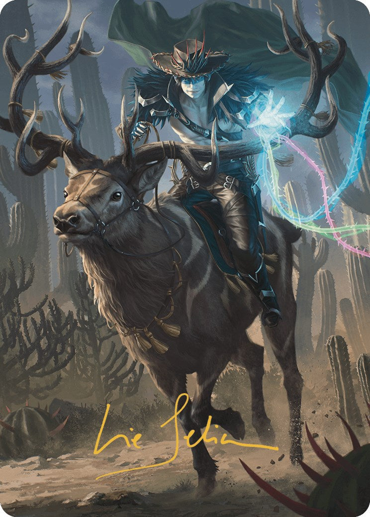 Oko, the Ringleader Art Card (54/54) (Gold-Stamped Signature) [Outlaws of Thunder Junction Art Series] | Golgari Games