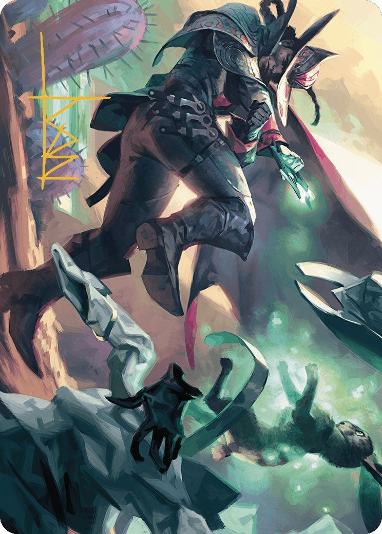 Metamorphic Blast Art Card (Gold-Stamped Signature) [Outlaws of Thunder Junction Art Series] | Local Legends