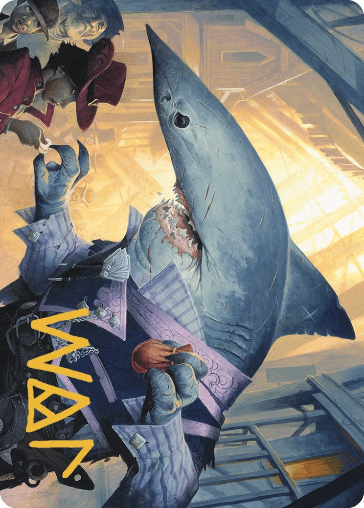Loan Shark Art Card (Gold-Stamped Signature) [Outlaws of Thunder Junction Art Series] | Local Legends