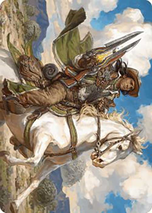 Wylie Duke, Atiin Hero Art Card [Outlaws of Thunder Junction Art Series] | Golgari Games