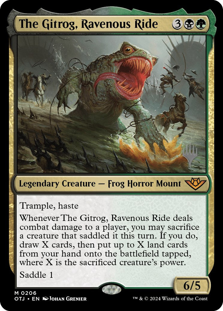 The Gitrog, Ravenous Ride (Promo Pack) [Outlaws of Thunder Junction Promos] | Golgari Games