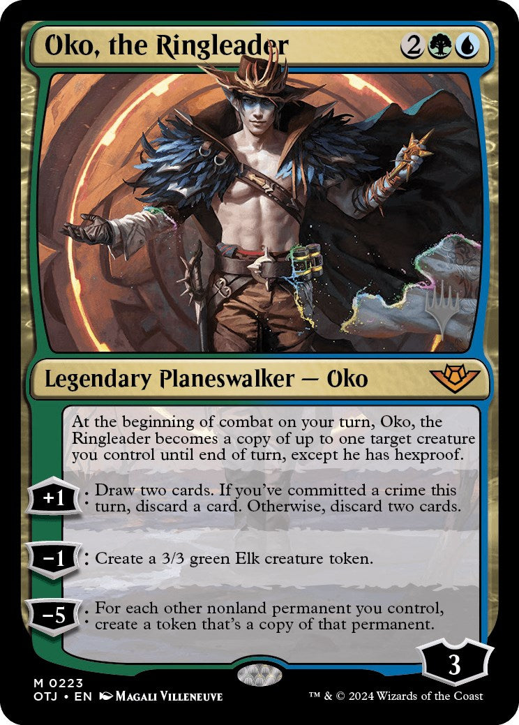 Oko, the Ringleader (Promo Pack) [Outlaws of Thunder Junction Promos] | Golgari Games