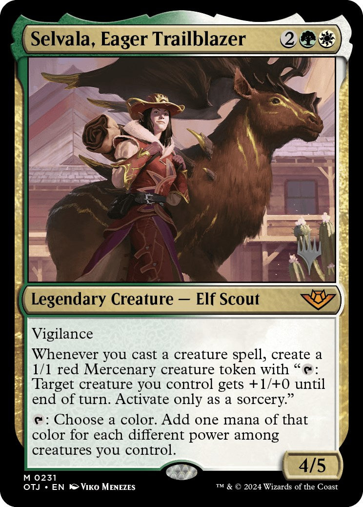 Selvala, Eager Trailblazer (Promo Pack) [Outlaws of Thunder Junction Promos] | Golgari Games