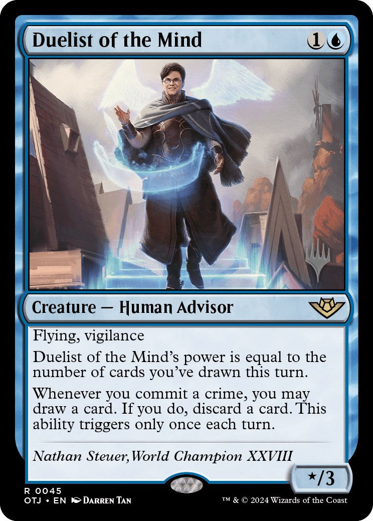 Duelist of the Mind (Promo Pack) [Outlaws of Thunder Junction Promos] | Local Legends