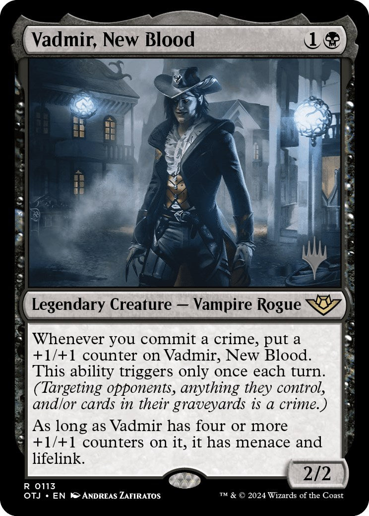 Vadmir, New Blood (Promo Pack) [Outlaws of Thunder Junction Promos] | Golgari Games