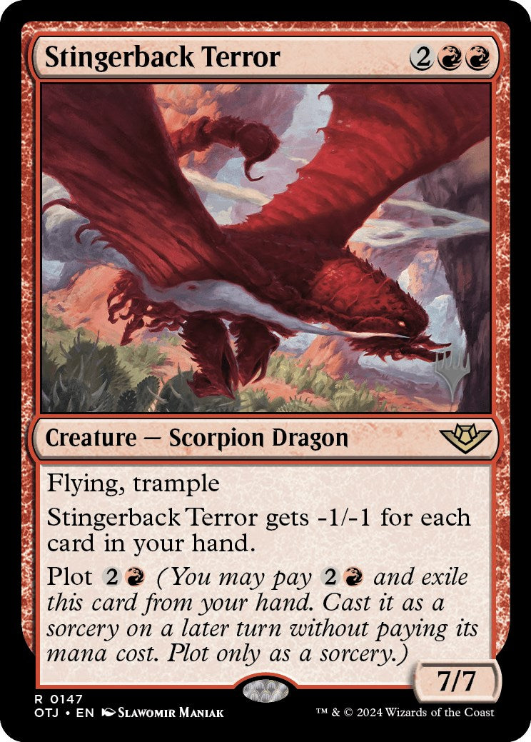 Stingerback Terror (Promo Pack) [Outlaws of Thunder Junction Promos] | Golgari Games