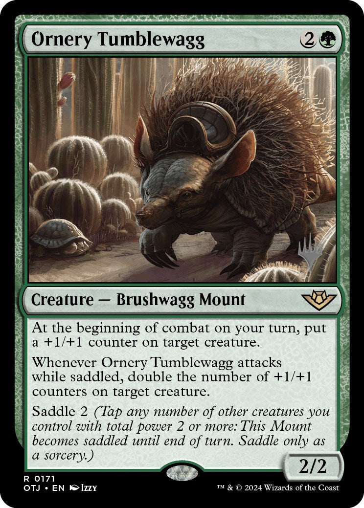 Ornery Tumblewagg (Promo Pack) [Outlaws of Thunder Junction Promos] | Golgari Games