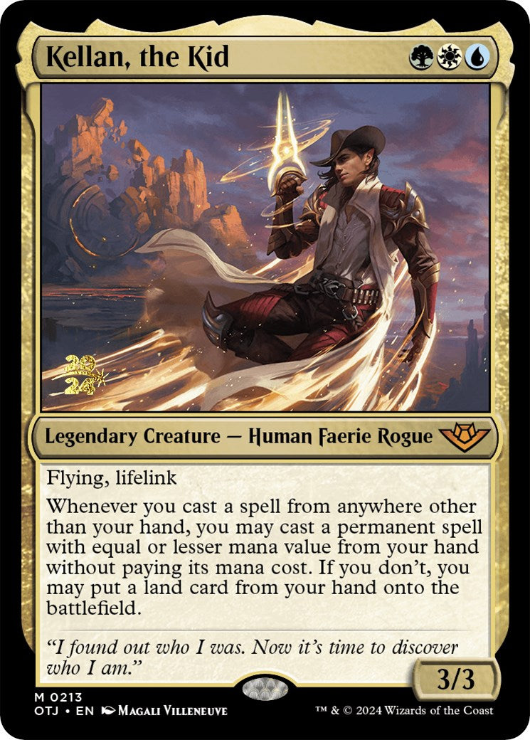 Kellan, the Kid [Outlaws of Thunder Junction Prerelease Promos] | Local Legends
