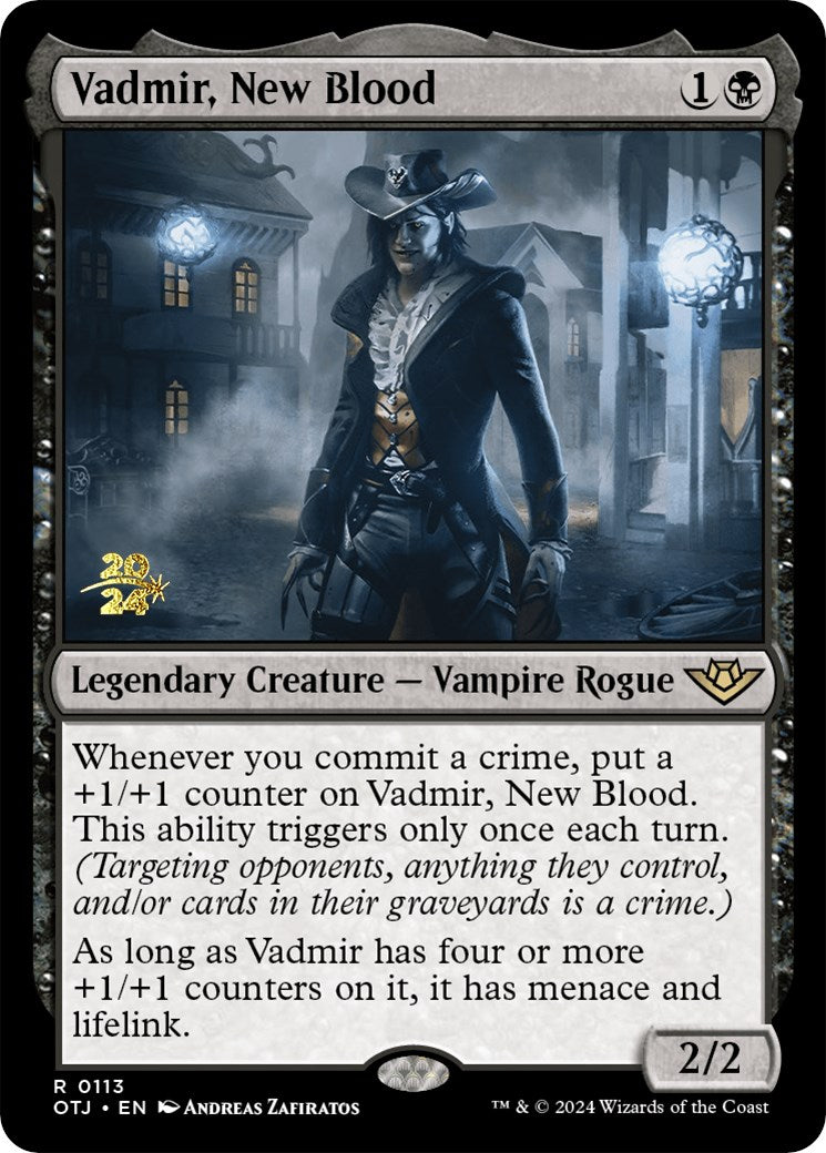 Vadmir, New Blood [Outlaws of Thunder Junction Prerelease Promos] | Golgari Games