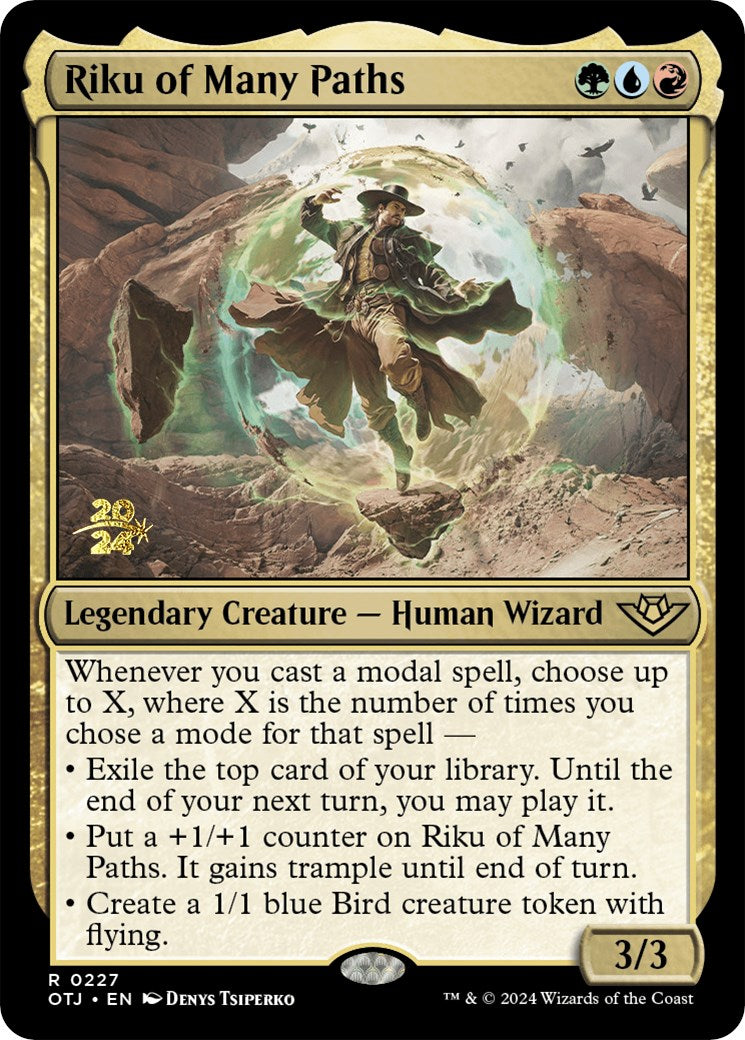 Riku of Many Paths [Outlaws of Thunder Junction Prerelease Promos] | Golgari Games