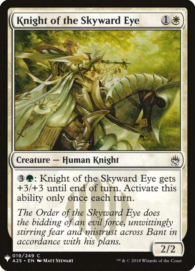 Knight of the Skyward Eye [Mystery Booster] | Local Legends