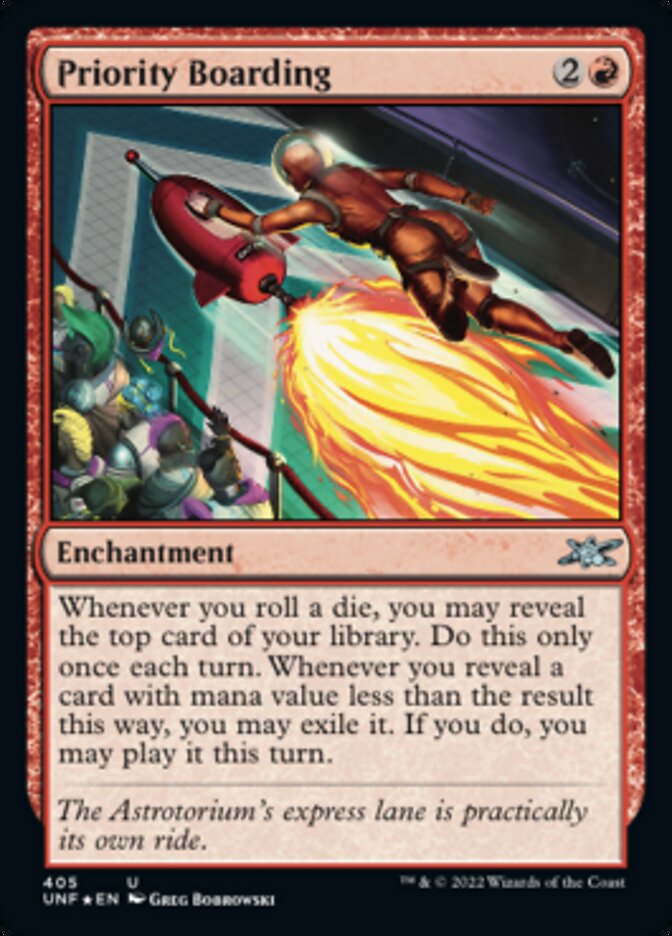 Priority Boarding (Galaxy Foil) [Unfinity] | Local Legends