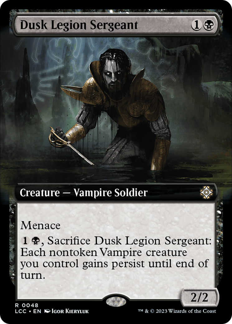 Dusk Legion Sergeant (Extended Art) [The Lost Caverns of Ixalan Commander] | Local Legends