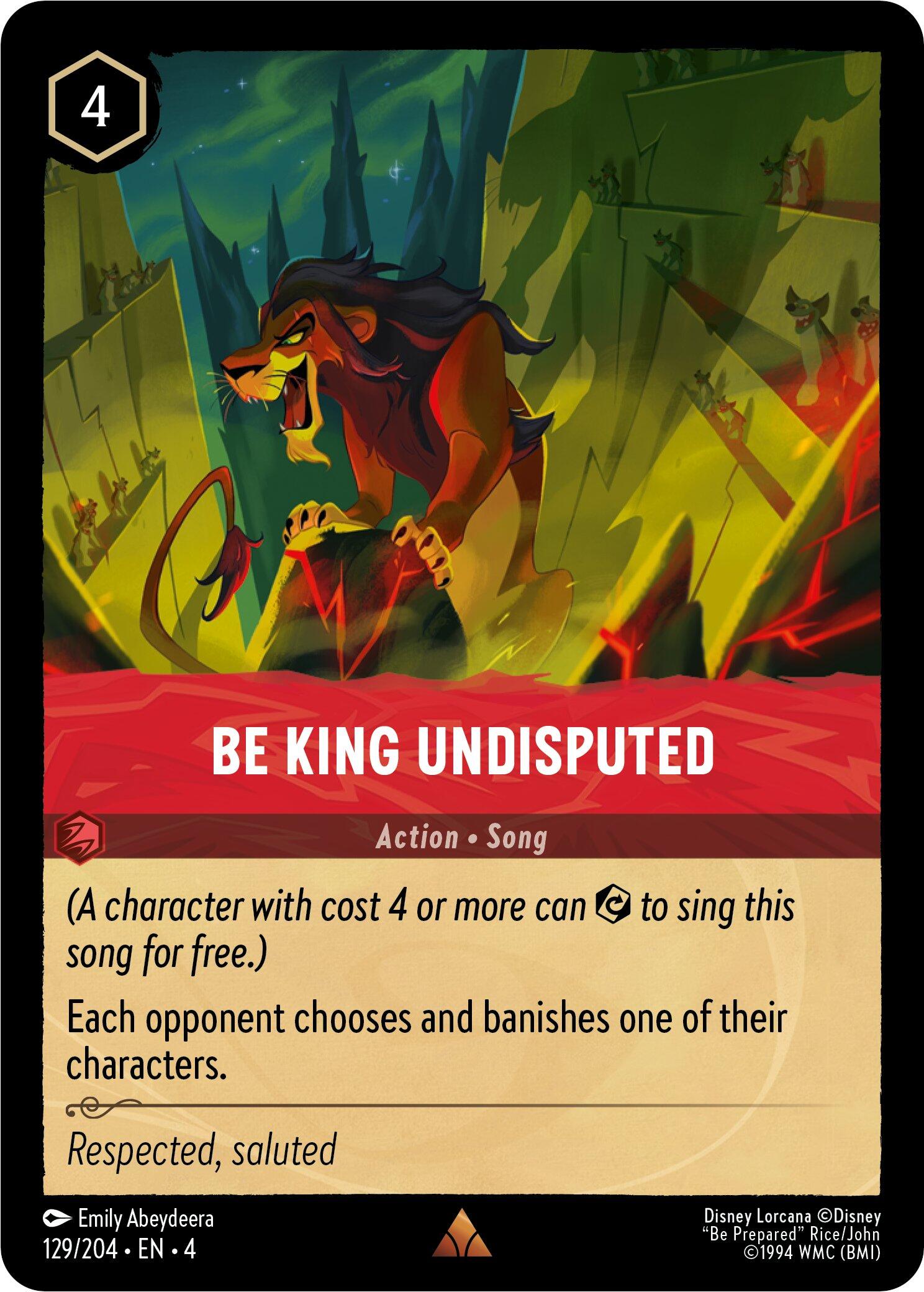 Be King Undisputed (129/204) [Ursula's Return] | Local Legends