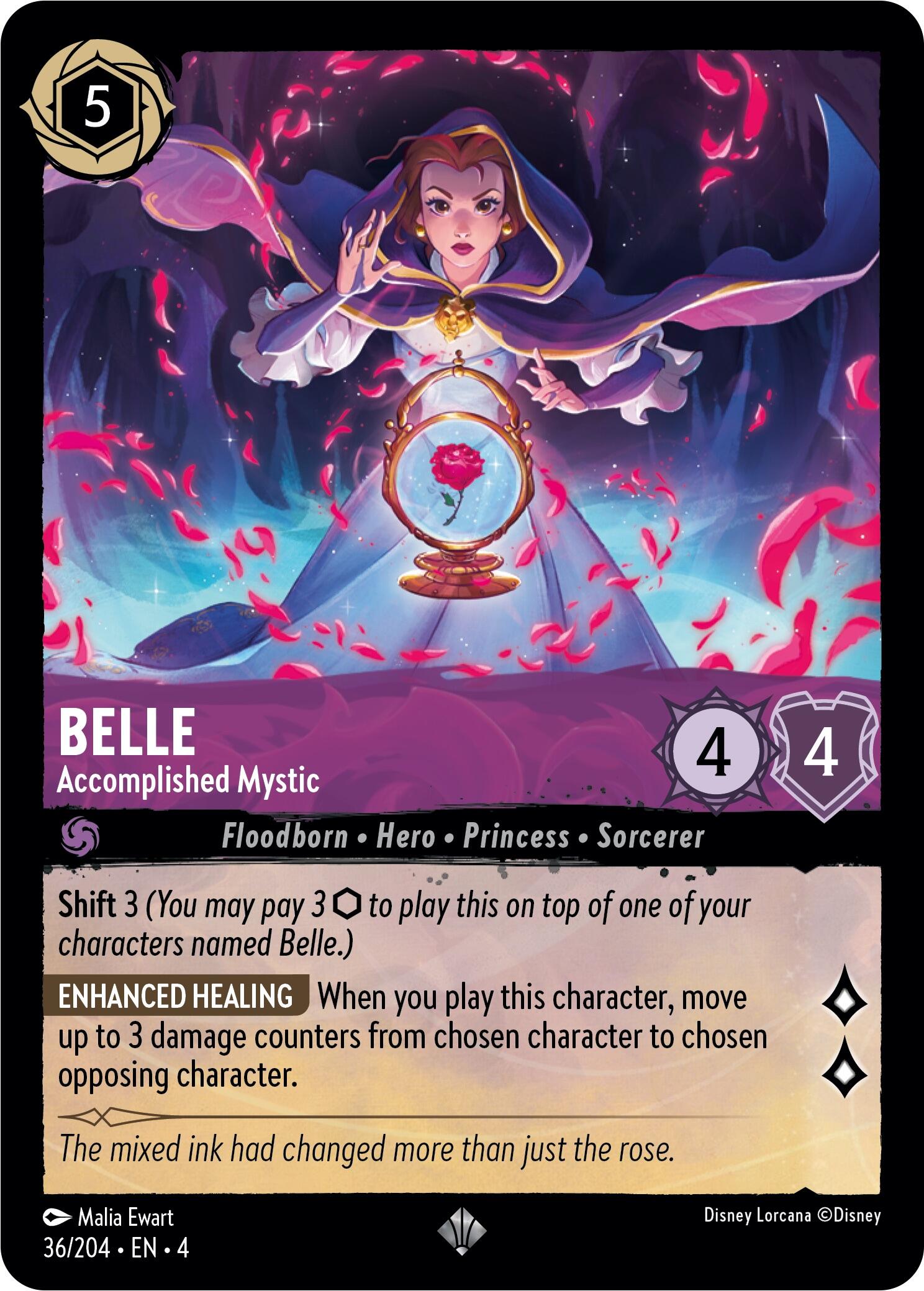 Belle - Accomplished Mystic (36/204) [Ursula's Return] | Local Legends