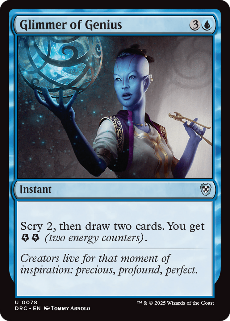 Glimmer of Genius [Aetherdrift Commander] | Local Legends