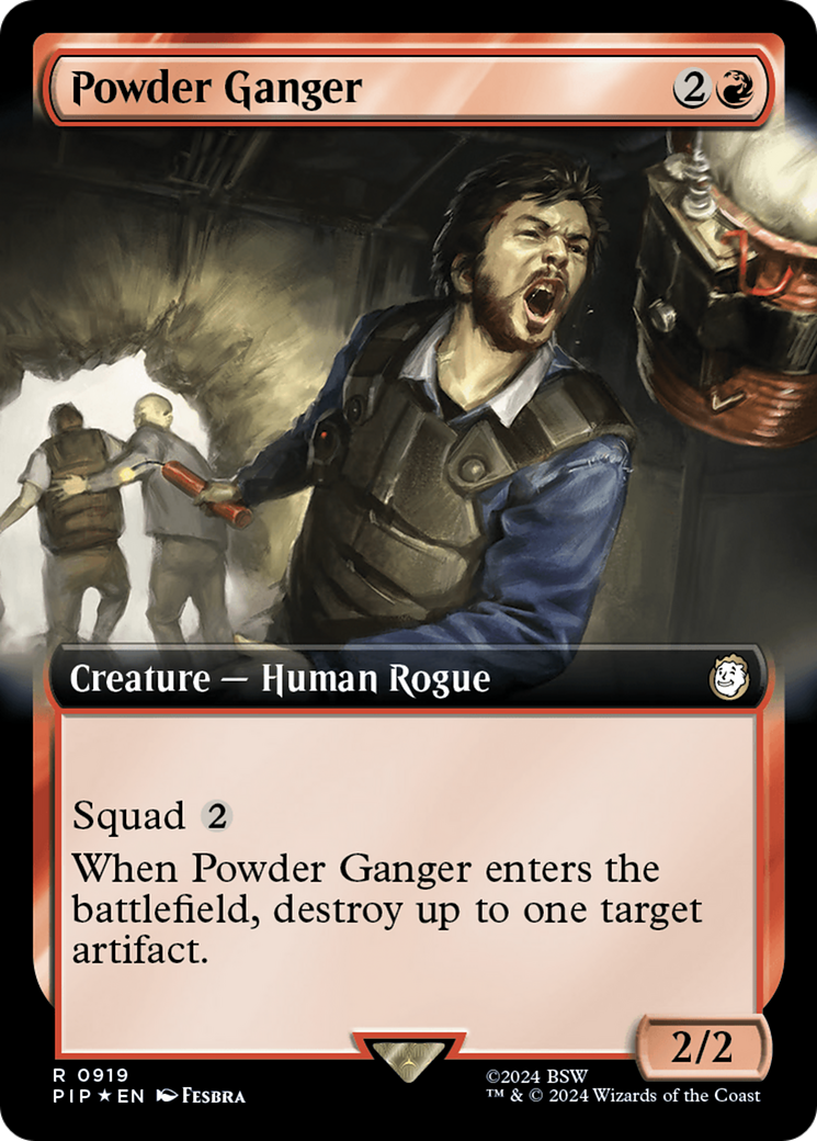 Powder Ganger (Extended Art) (Surge Foil) [Fallout] | Local Legends