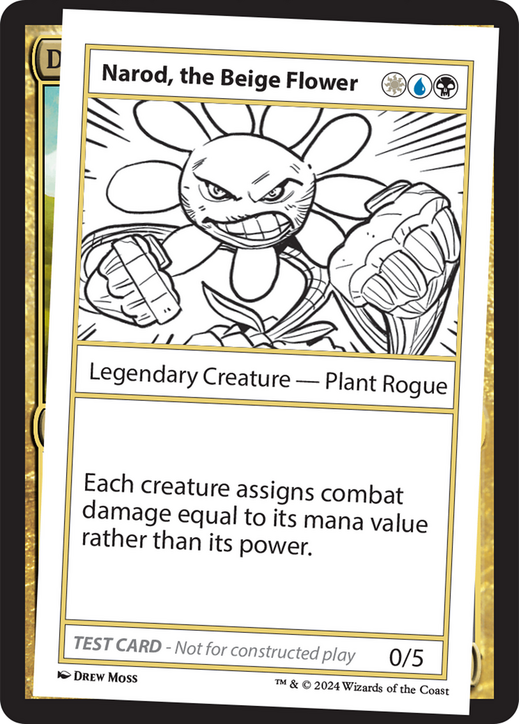 Narod, the Beige Flower [Mystery Booster 2 Playtest Cards] | Golgari Games