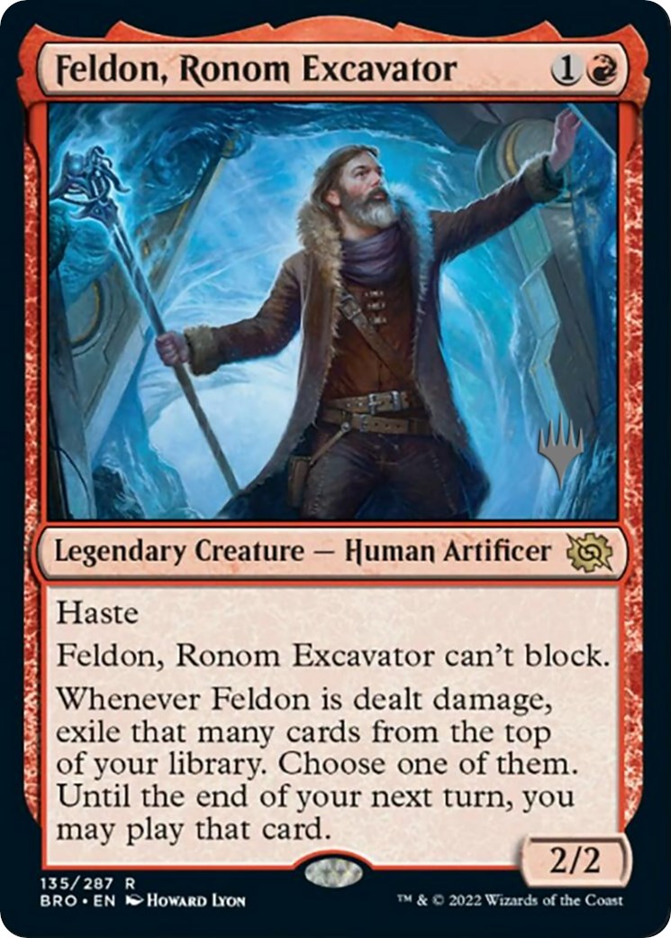 Feldon, Ronom Excavator (Promo Pack) [The Brothers' War Promos] | Golgari Games